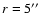 $r=5\hbox{$^{\prime\prime}$ }$