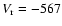 $V_{\rm r}=-567$