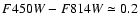 $F450W-F814W\simeq 0.2$