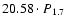$20.58\cdot P_{\rm 1.7}$