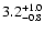 $\rm 3.2^{+1.0}_{-0.8}$