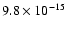 $9.8\times10^{-15}$
