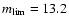 $m_{\rm lim} = 13.2$