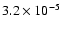 $3.2 \times 10^{-5}$