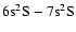 $\rm 6s^2S-7s^2S$