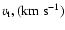 $v_{\rm t},\rm (km~ s^{-1})$