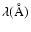 $\rm\lambda (\AA)$