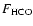 $F_{\rm HCO}$