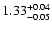 $1.33^{\rm +0.04}_{-0.05}$