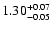 $\rm 1.30^{+0.07}_{-0.05}$
