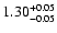 $1.30^{\rm +0.05}_{-0.05}$