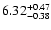 $6.32^{\rm +0.47}_{-0.38}$