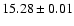 $15.28\pm0.01$
