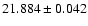 $21.884\pm0.042$