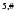 $^{5,\char93 }$