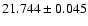 $21.744\pm0.045$