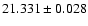 $21.331\pm0.028$