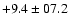 $+9.4\pm07.2$