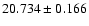 $20.734\pm0.166$
