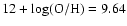$12+\log({\rm O/H})=9.64$