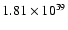 $1.81\times10^{39}$