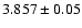 $3.857\pm0.05$