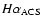 $H\alpha_{\rm ACS}$