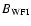 $B_{\rm WFI}$