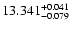 $\rm 13.341^{+0.041}_{-0.079}$