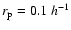 $r_{\rm p} = 0.1~h^{-1}$