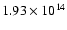 $1.93 \times 10^{14}$