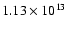 $1.13\times10^{13}$