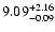 $\rm 9.09^{+2.16}_{-0.09}$
