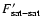 $F^{\prime}_{\rm sat-sat}$