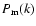 $P_{\rm m}(k)$