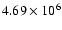 $4.69\times 10^6$