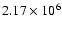 $2.17\times 10^6$