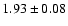 $1.93\pm 0.08$