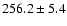$256.2 \pm 5.4$