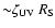 ${\sim}\zeta_{\rm UV} ~ R_{\rm S}$