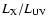 $L_{\rm X}/L_{\rm UV}$