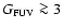 $G_{\rm FUV}\ga 3$