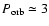 $P_{\rm orb}\simeq 3$