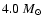 $4.0~M_\odot$
