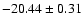 $-20.44\pm 0.31$