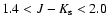 $1.4 < J-K_{\rm s} < 2.0$