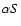 $\alpha S$