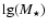 $\lg(M_{\star})$