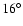 $16^\circ$