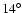 $14^\circ$